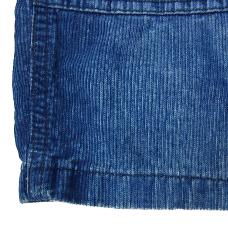 キャプテンズヘルム INDIGO SHORTS コーデュロイ インディゴ ショーツ ブルー系 L【中古】