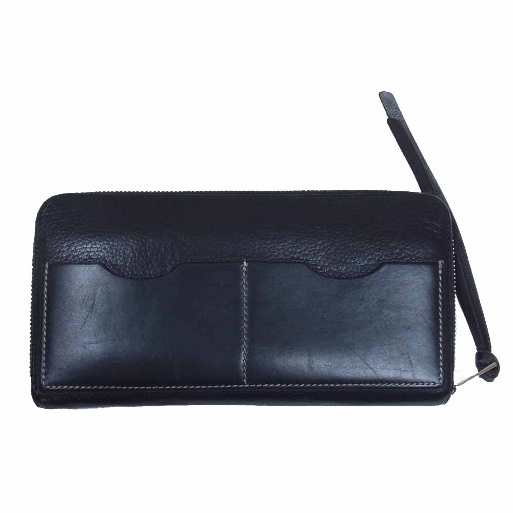 LOEWE ロエベ 10180834 ZIP AROUND WALLET ジップ アラウンド ウォレット ブラック系【中古】