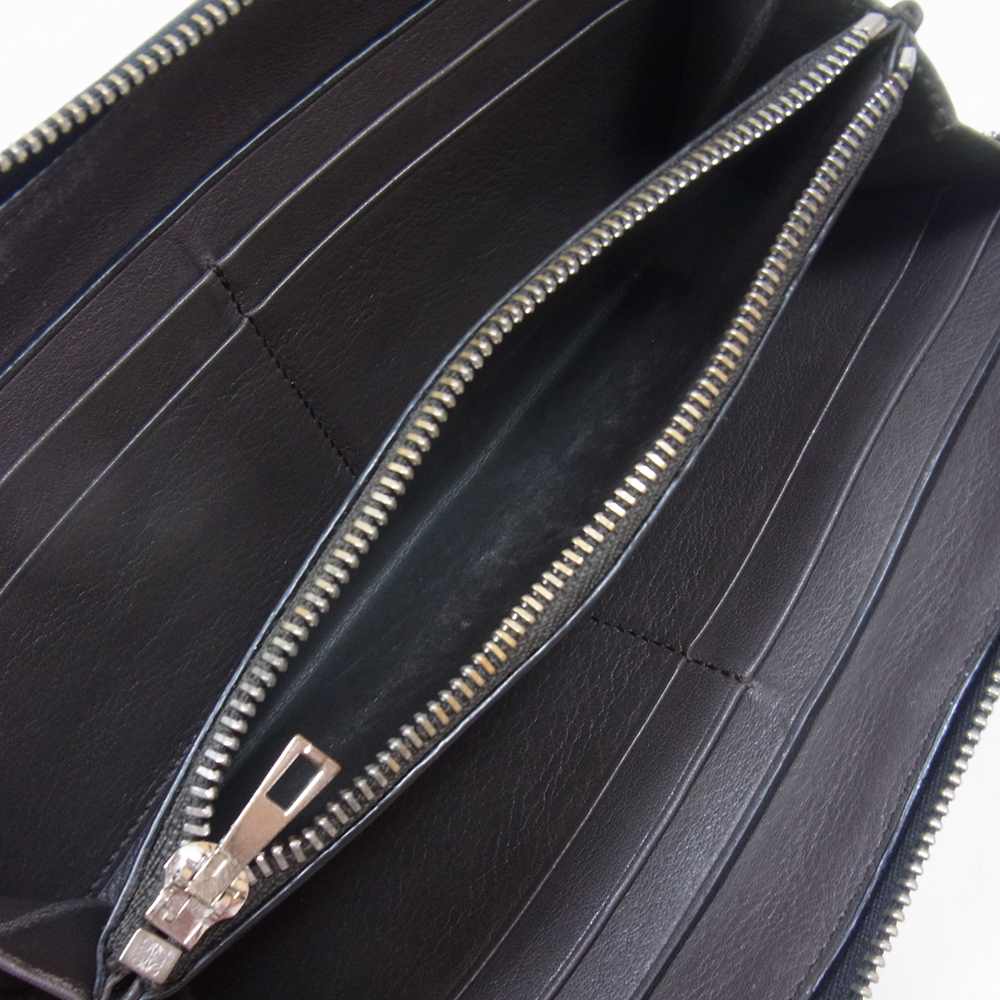 LOEWE ロエベ 10180834 ZIP AROUND WALLET ジップ アラウンド ウォレット ブラック系【中古】