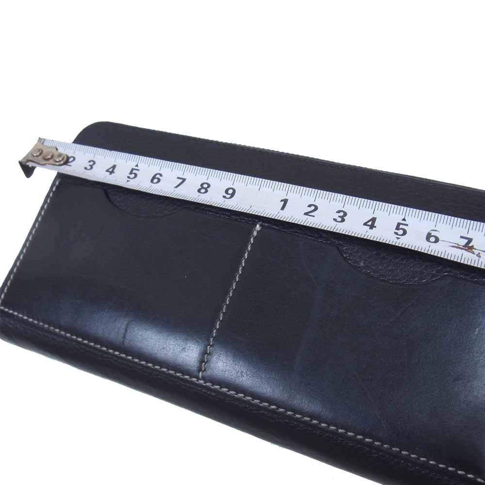 LOEWE ロエベ 10180834 ZIP AROUND WALLET ジップ アラウンド ウォレット ブラック系【中古】