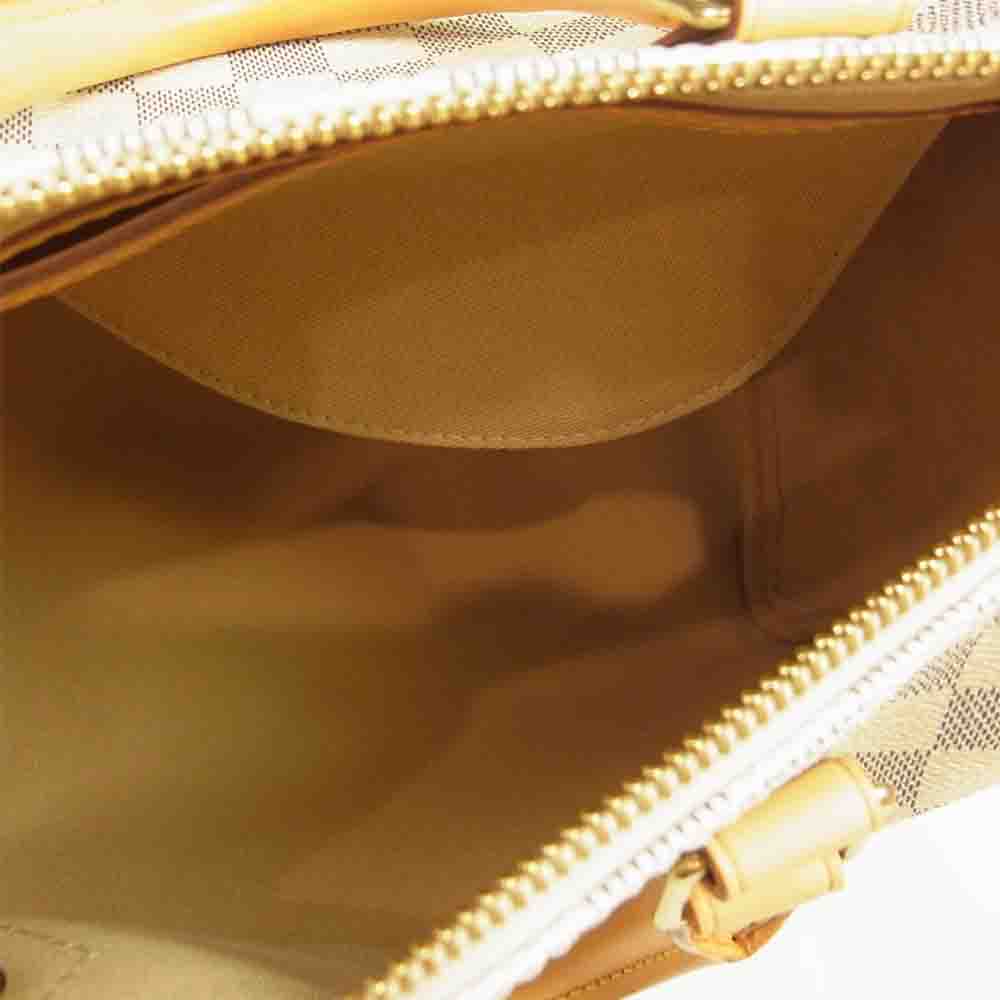 LOUIS VUITTON ルイ・ヴィトン N41534 ダミエ アズール スピーディ 25 ボストン ハンド バッグ グレー系 ホワイト系【中古】