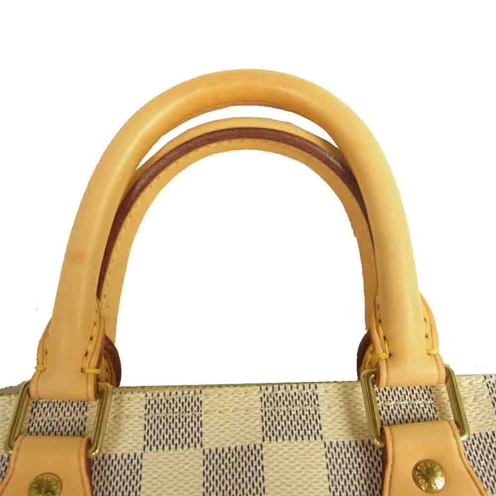 LOUIS VUITTON ルイ・ヴィトン N41534 ダミエ アズール スピーディ 25 ボストン ハンド バッグ グレー系 ホワイト系【中古】
