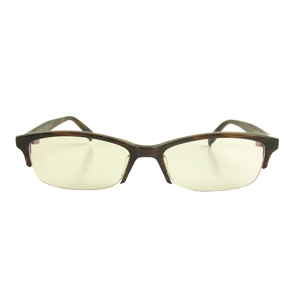 フォーナインズ NPM-921 眼鏡 メガネ 度入り ブラウン系 55□17138【美品】【中古】