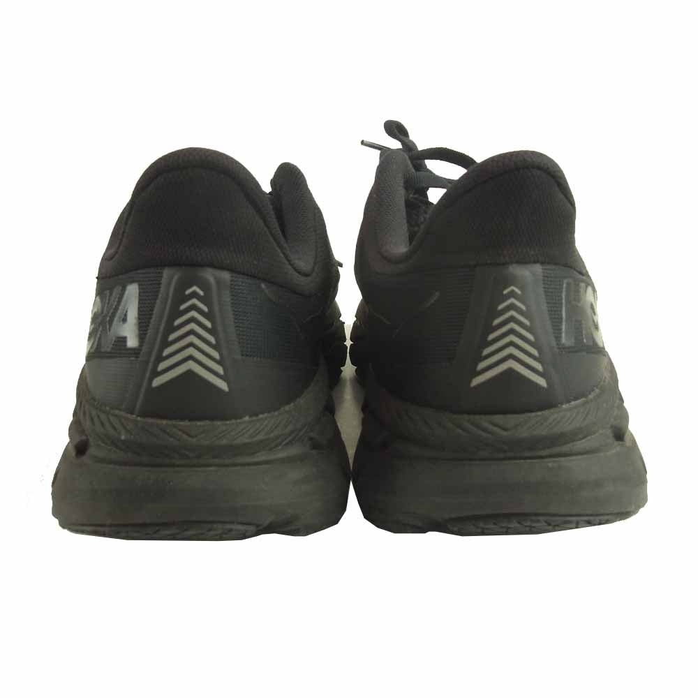 HOKA ONE ONE ホカ オネオネ CLIFTON 7 クリフトン 7 スニーカー ランニングシューズ ブラック系 26㎝【中古】