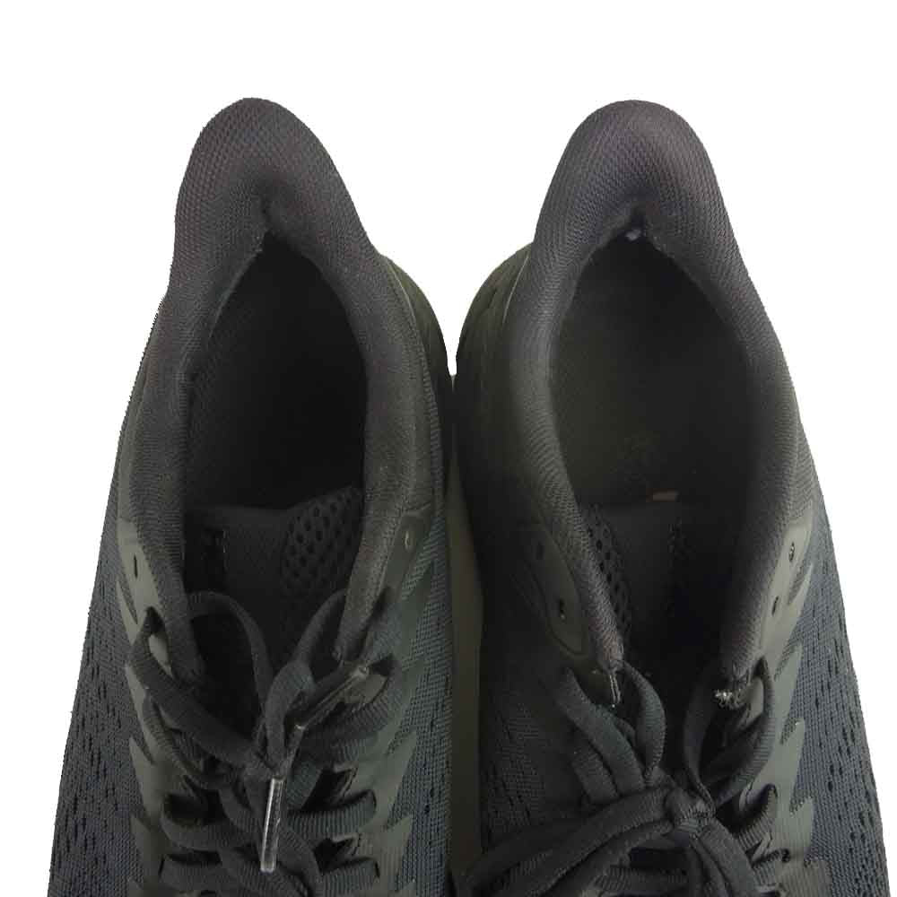 HOKA ONE ONE ホカ オネオネ CLIFTON 7 クリフトン 7 スニーカー ランニングシューズ ブラック系 26㎝【中古】