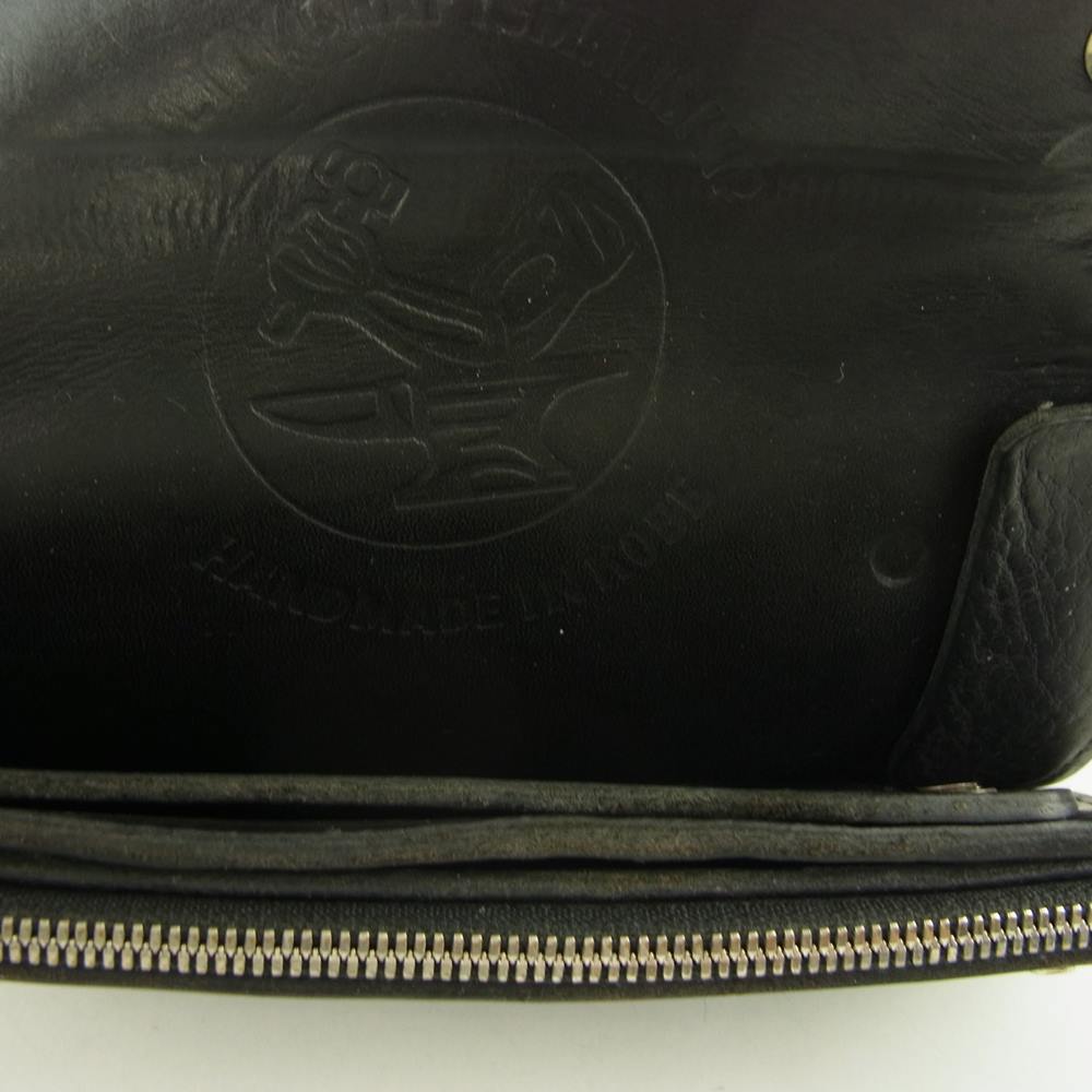 LYNCH SILVERSMITH リンチシルバースミス BIKER WALLET MINERVA BOX ミネルバボックス レザー バイカーズ ウォレット ブラック系【中古】