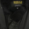 Barbour バブアー 1902426 Saturdays NYC サタデーズ ニューヨーク シティ Waxed Jacket ワックス ジャケット ベルト付 ブラック系 40【美品】【中古】