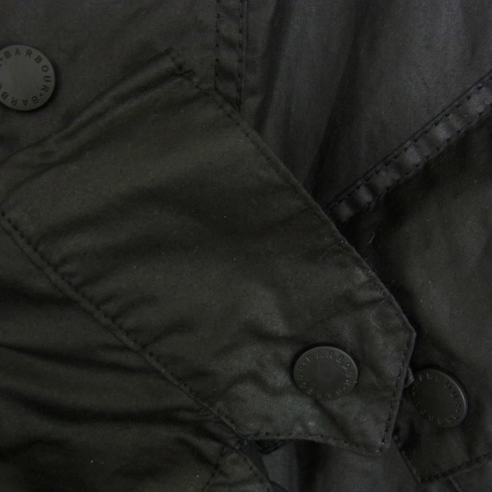 Barbour バブアー 1902426 Saturdays NYC サタデーズ ニューヨーク シティ Waxed Jacket ワックス ジャケット ベルト付 ブラック系 40【美品】【中古】
