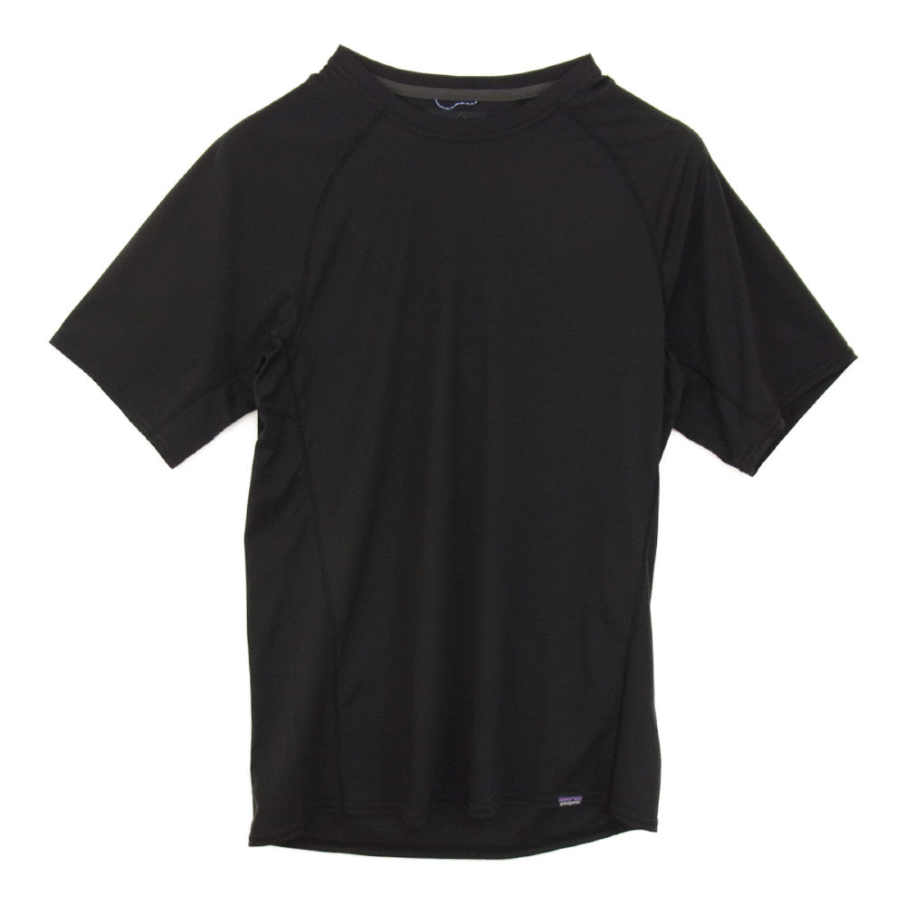 patagonia パタゴニア 45651 キャプリーン ライトウェイト 半袖 カットソー ブラック ブラック系 S【中古】