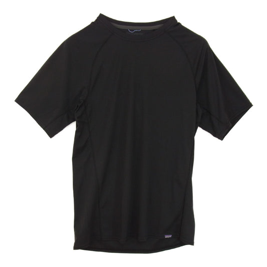 patagonia パタゴニア 45651 キャプリーン ライトウェイト 半袖 カットソー ブラック ブラック系 S【中古】