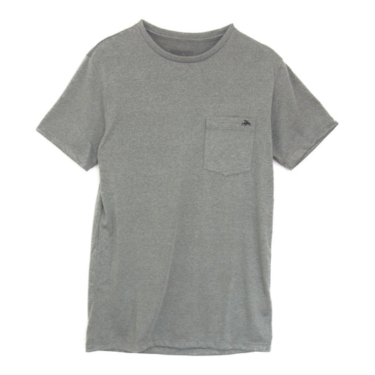 patagonia パタゴニア 52675 ハイブリッド ポケット トップス Tシャツ グレー グレー系 S【美品】【中古】
