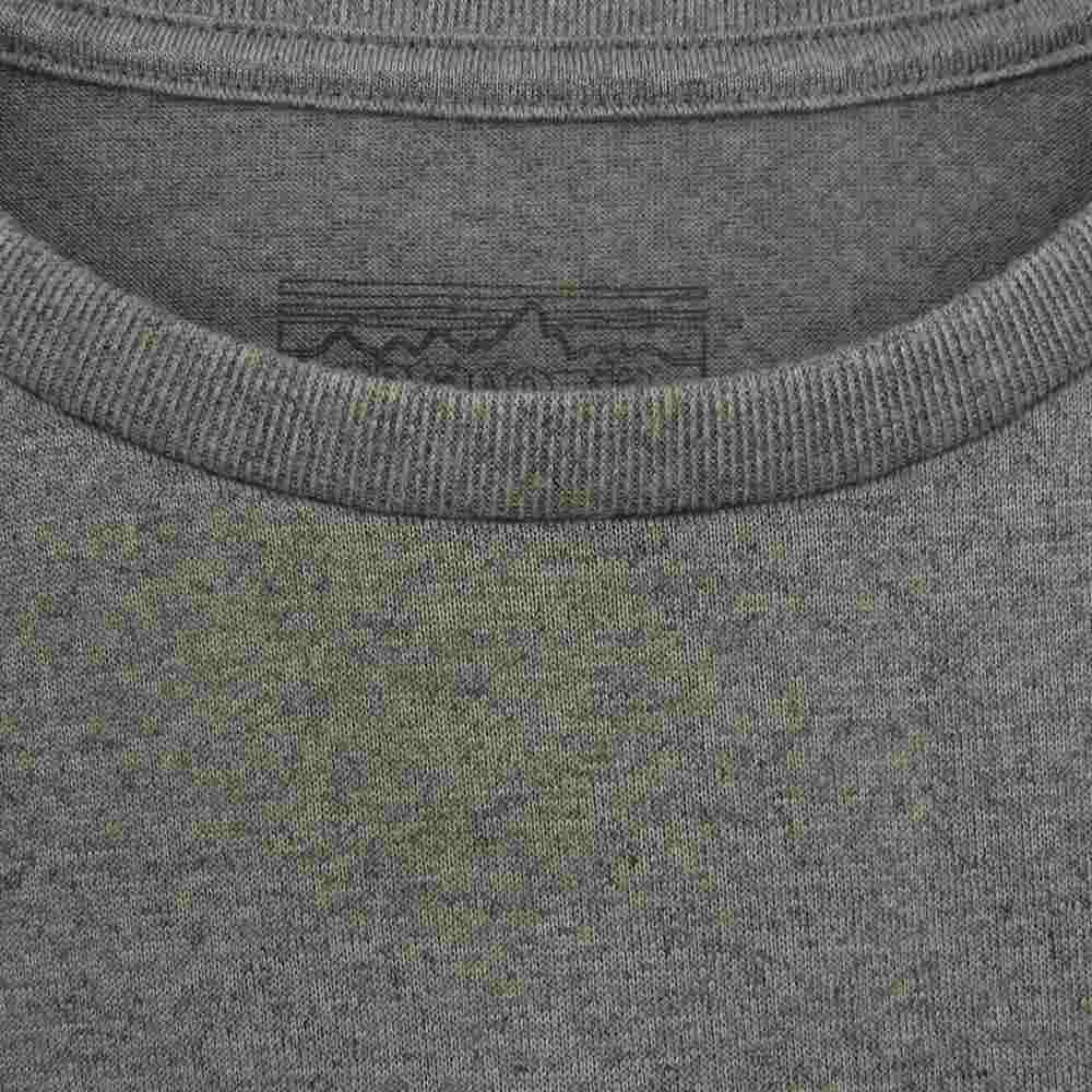 patagonia パタゴニア 52675 ハイブリッド ポケット トップス Tシャツ グレー グレー系 S【美品】【中古】