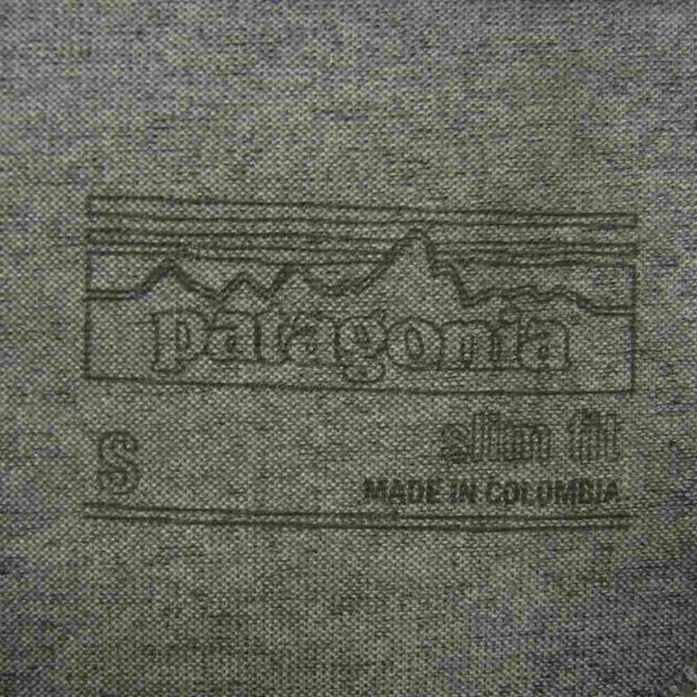 patagonia パタゴニア 52675 ハイブリッド ポケット トップス Tシャツ グレー グレー系 S【美品】【中古】
