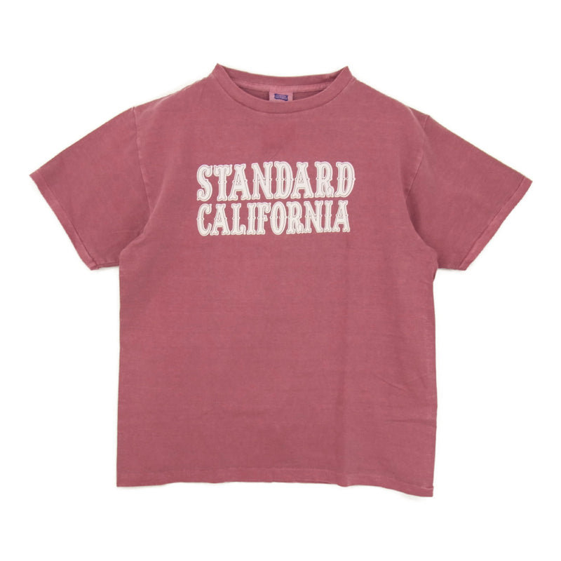 STANDARD CALIFORNIA スタンダードカリフォルニア Basic Logo T  Official Store Limited 限定 ベーシックロゴ Tシャツ ピンク系 M【中古】