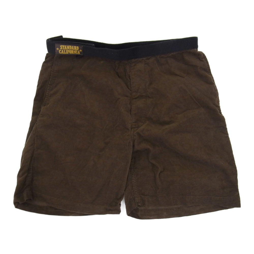 STANDARD CALIFORNIA スタンダードカリフォルニア SD Easy Corduroy Shorts イージー コーデュロイ ショーツ ブラウン系 M【中古】