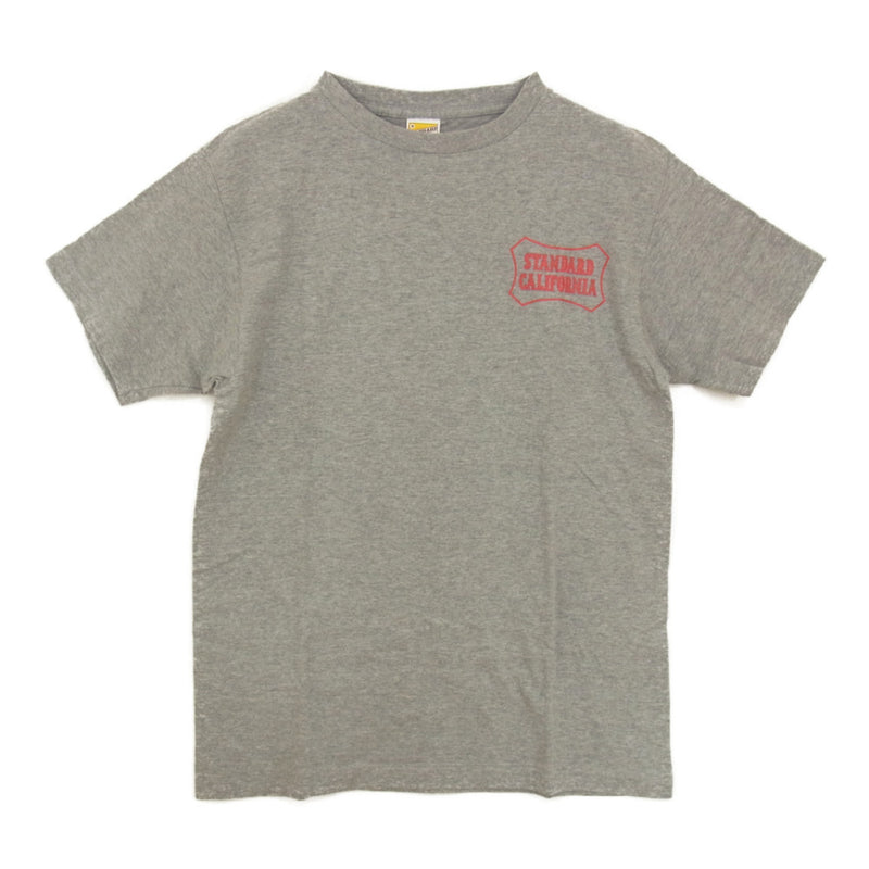 STANDARD CALIFORNIA スタンダードカリフォルニア リミテッド 胸ロゴ Tシャツ グレー系 M【中古】