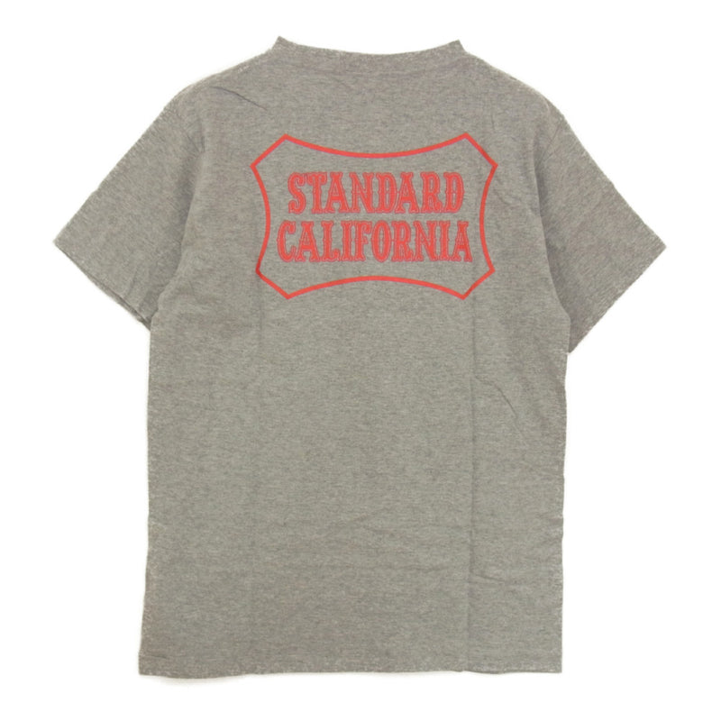 STANDARD CALIFORNIA スタンダードカリフォルニア リミテッド 胸ロゴ Tシャツ グレー系 M【中古】