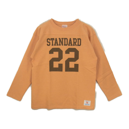STANDARD CALIFORNIA スタンダードカリフォルニア SD Heavyweight Football Long Sleeve T Official Store Limited ウォッシュ加工 フットボール 長袖 Tシャツ オレンジ系 M【中古】
