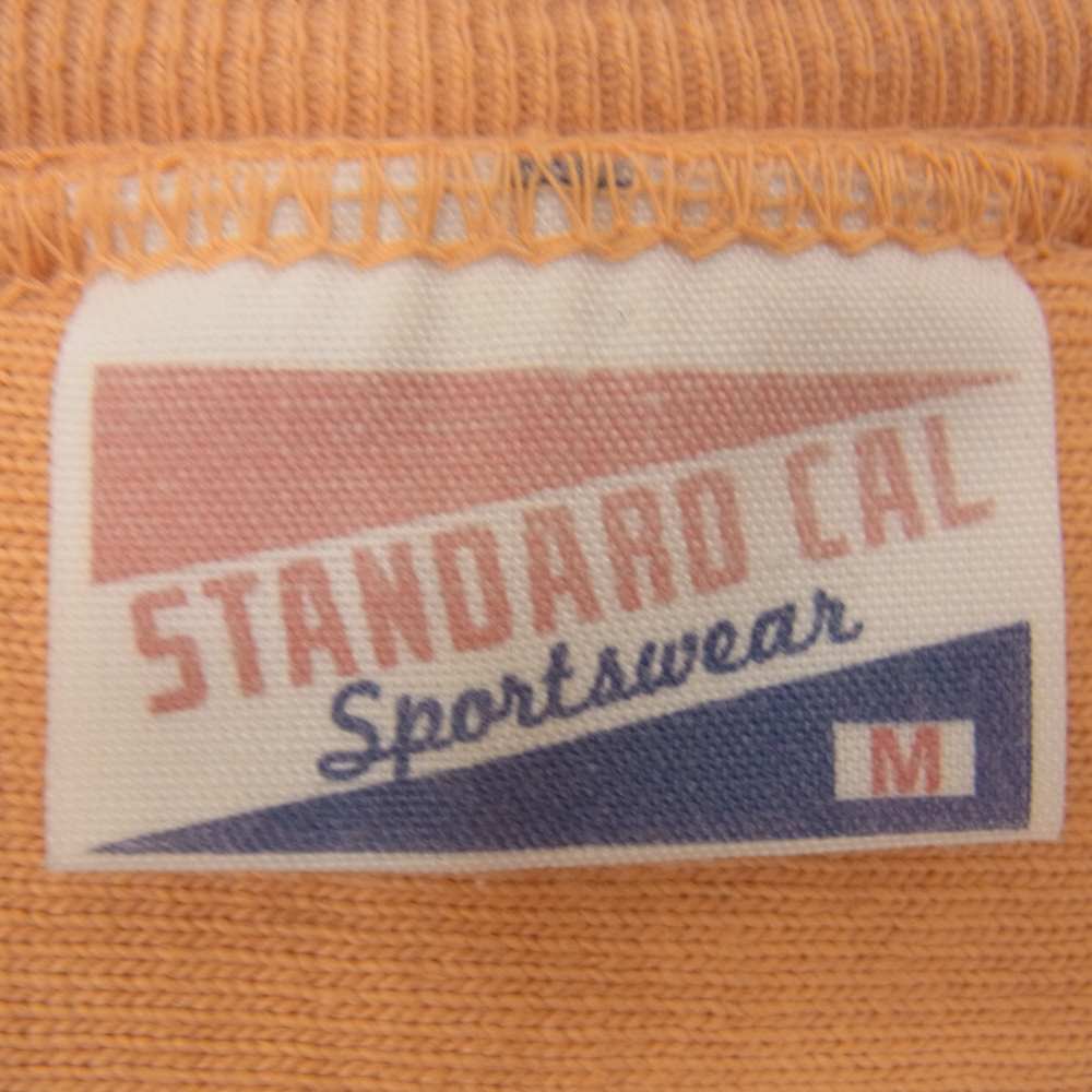 STANDARD CALIFORNIA スタンダードカリフォルニア SD Heavyweight Football Long Sleeve T Official Store Limited ウォッシュ加工 フットボール 長袖 Tシャツ オレンジ系 M【中古】