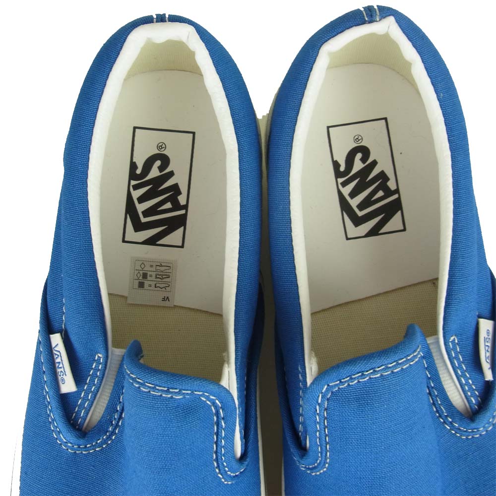 VANS バンズ USA企画 CLASSIC SLIP-ON クラシック スリッポン インディゴブルー系 27㎝【極上美品】【中古】