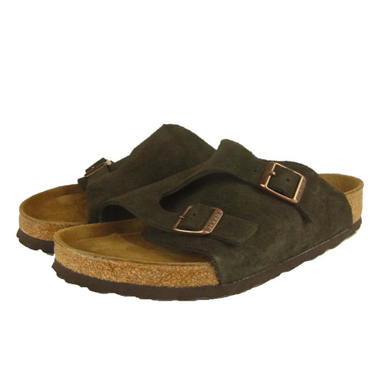 BIRKENSTOCK ビルケンシュトック ZURICH チューリッヒ スエード ブラウン サンダル ブラウン系 25㎝【極上美品】【中古】