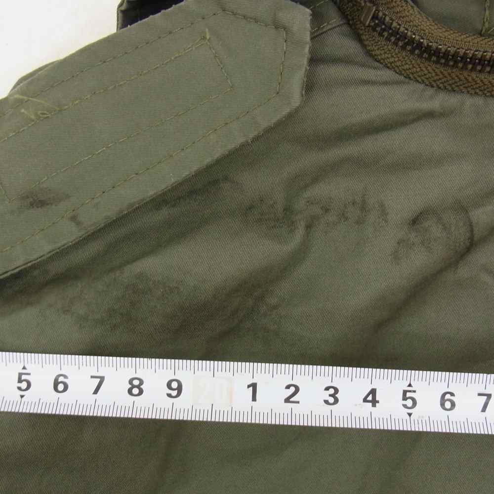 イギリス空軍 8415-99-1301229 ヴィンテージ 98年製 RAF MK3 エア クルー ミリタリー フライト ジャケット カーキ系 6【中古】