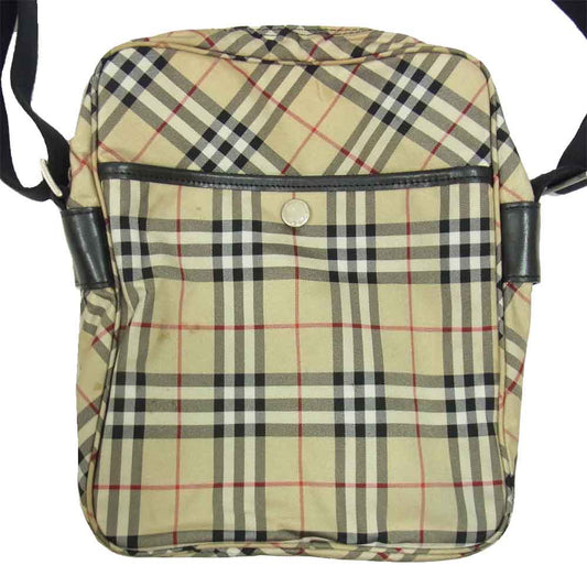 BURBERRY バーバリー BLUE LABEL ブルーレーベル ノバチェック ショルダー バッグ ブラウン系【中古】