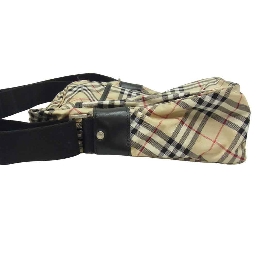 BURBERRY バーバリー BLUE LABEL ブルーレーベル ノバチェック ショルダー バッグ ブラウン系【中古】