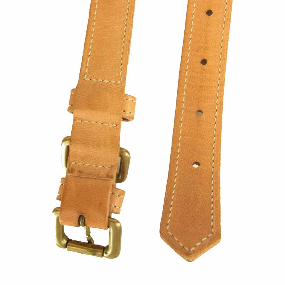 コーネリアンタウラス roll belt ヌメ革 レザー ロール ベルト ライトブラウン系【中古】