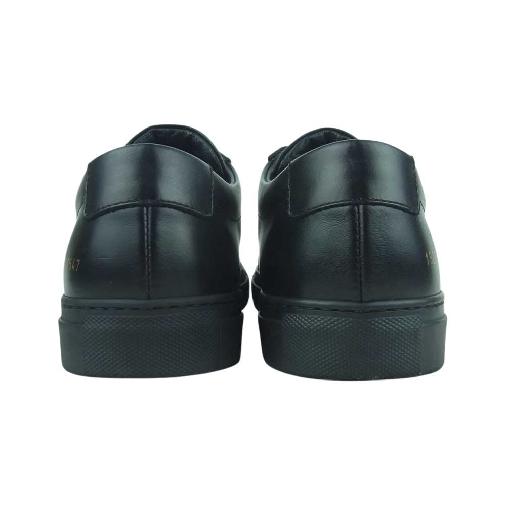 COMMON PROJECTS コモンプロジェクツ Achilles アキレス レザー ローカット スニーカー シューズ ブラック系 41【中古】