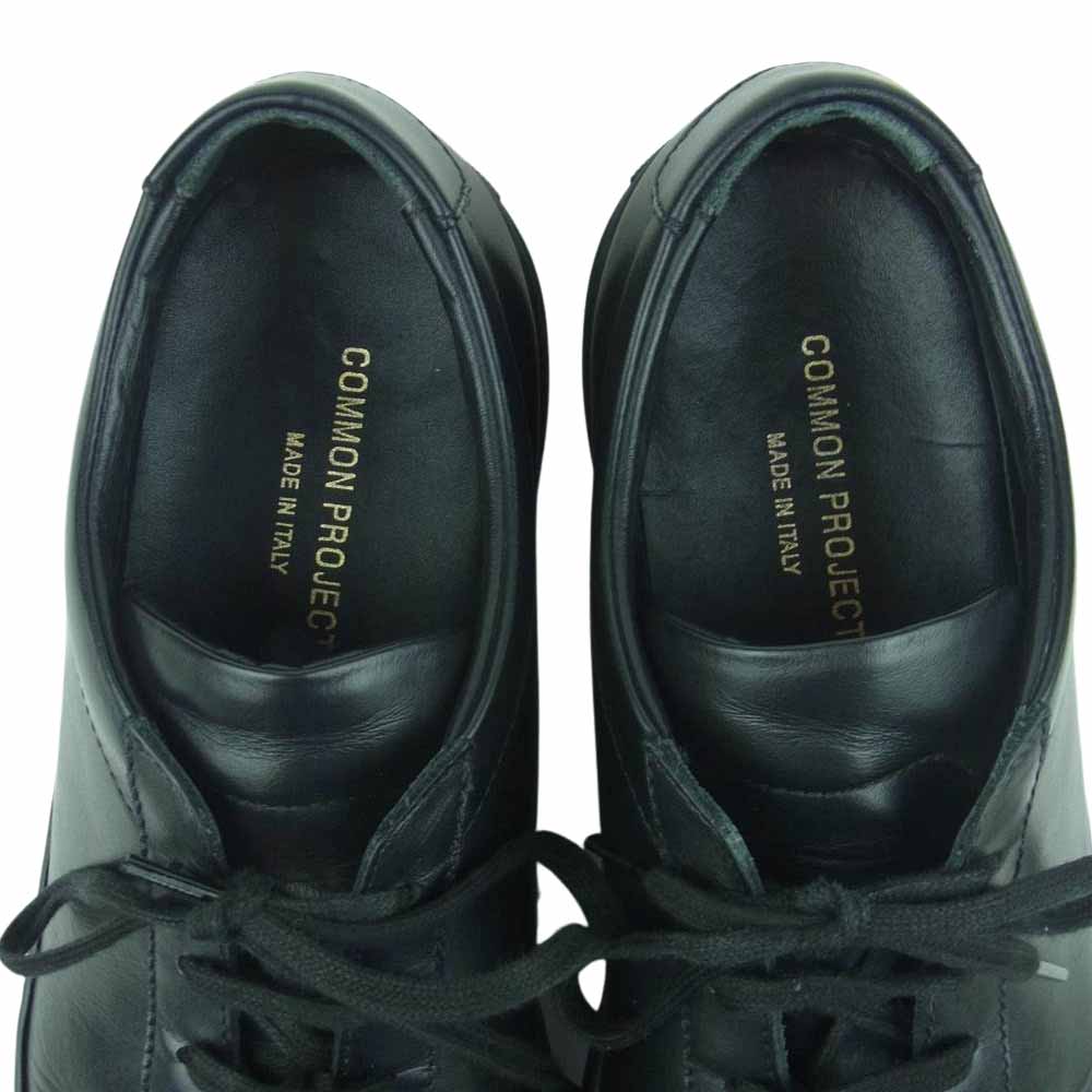 COMMON PROJECTS コモンプロジェクツ Achilles アキレス レザー ローカット スニーカー シューズ ブラック系 41【中古】
