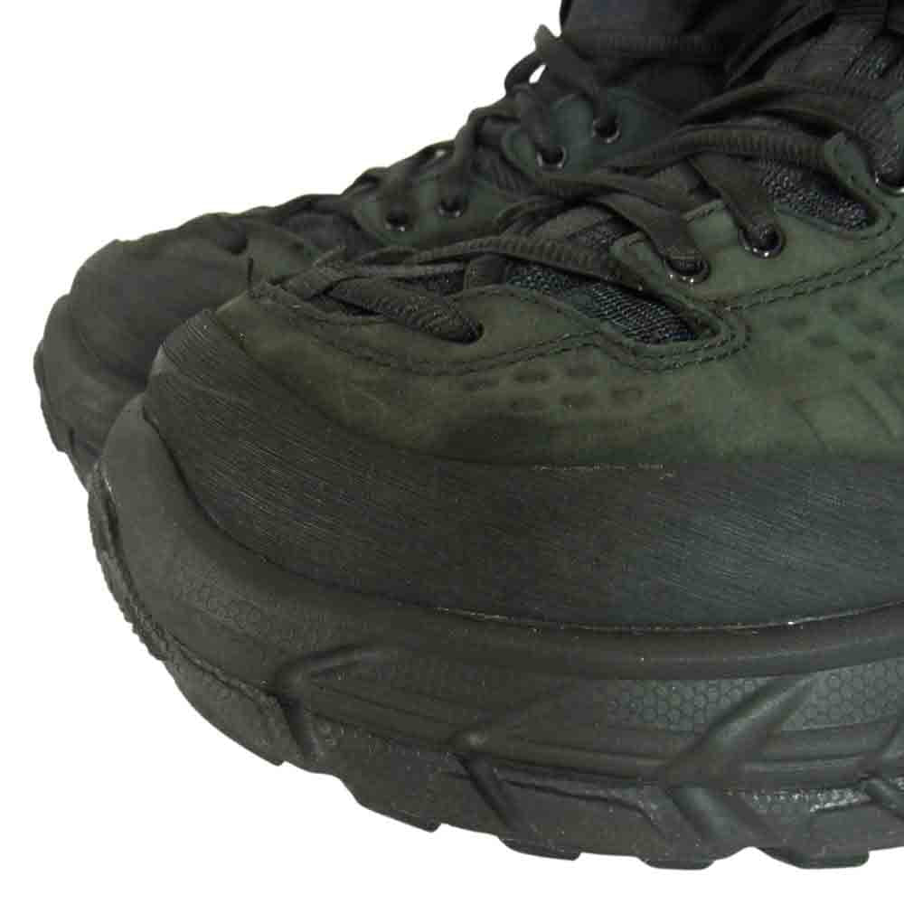 HOKA ONE ONE ホカ オネオネ 1107293 TOR ULTRA HI 2 WP トゥウルトラハイ 2 ウォータープルーフ ハイカット スニーカー ハイキングシューズ ブラック系 27cm【中古】