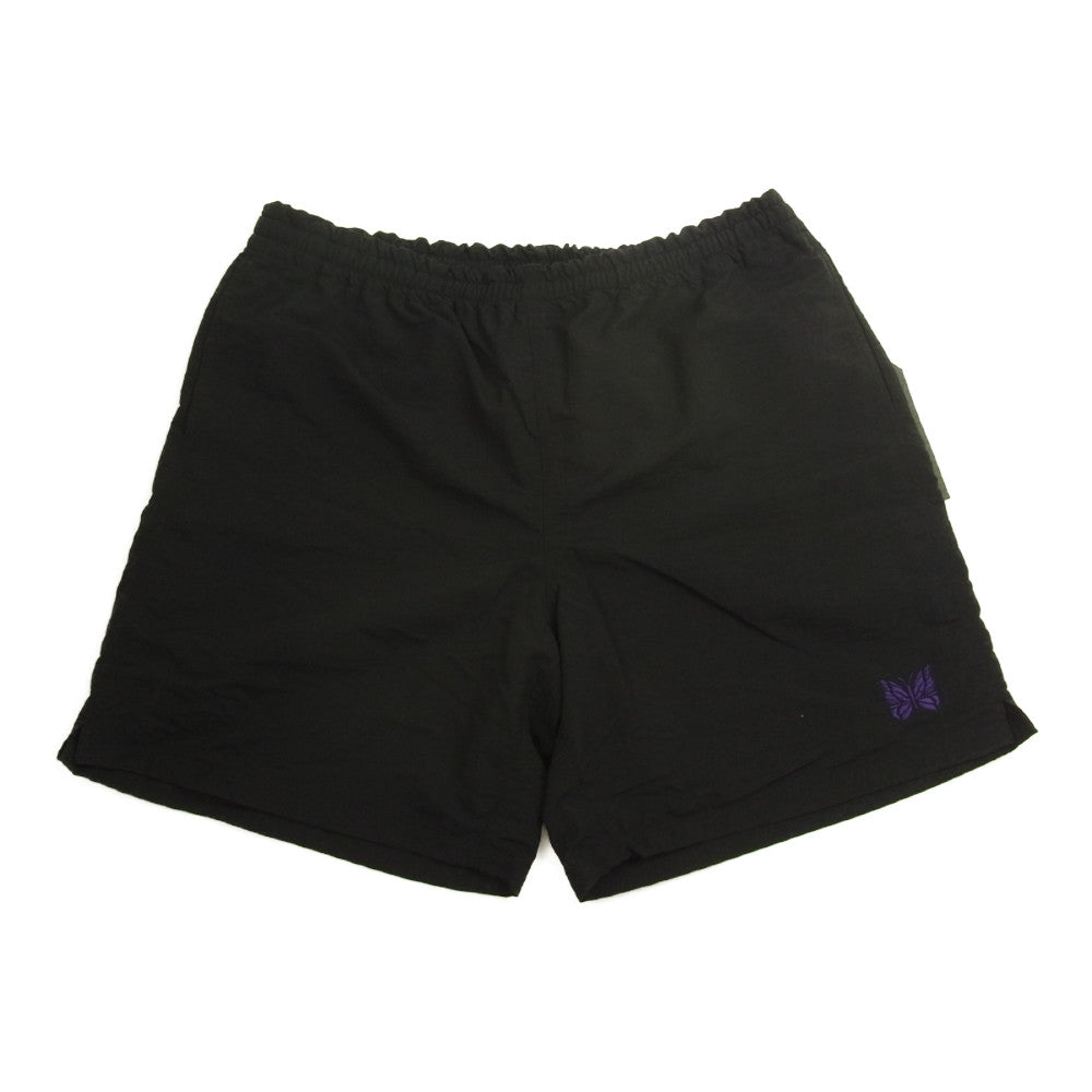 Needles ニードルス 22SS KP362 BEAMS ビームス 別注 SWIM SHORTS パピヨン刺繍 スイム ショーツ ブラック系 M【新古品】【未使用】【中古】