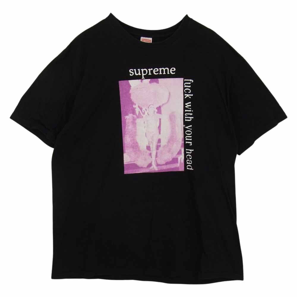 Supreme シュプリーム 17AW Fuck With Your Head Tee ファック イズ ユアーズ ヘッド 半袖 Tシャツ ブラック系 XL【中古】
