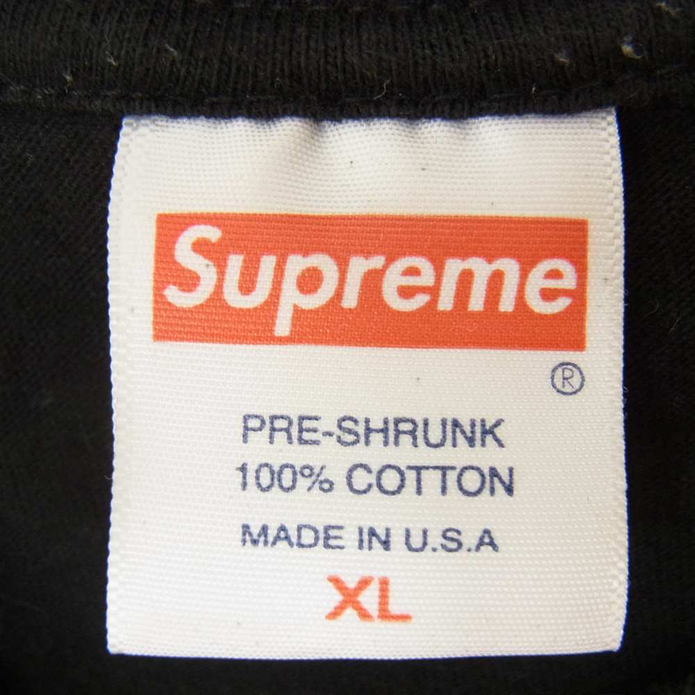 Supreme シュプリーム 17AW Fuck With Your Head Tee ファック イズ ユアーズ ヘッド 半袖 Tシャツ ブラック系 XL【中古】