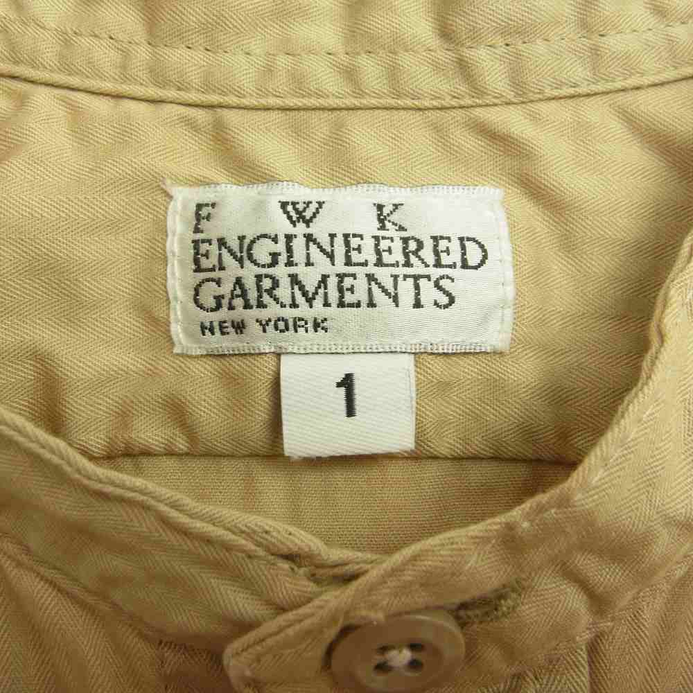 Engineered Garments エンジニアードガーメンツ FWK ノースリーブ シャツ ワンピース ベージュ系 1【中古】