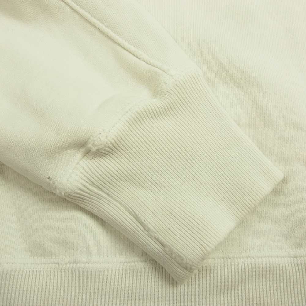 REMI RELIEF レミレリーフ BEAMS ビームス 別注 ヴィンテージ加工 クルーネック スウェット ホワイト系 L【中古】