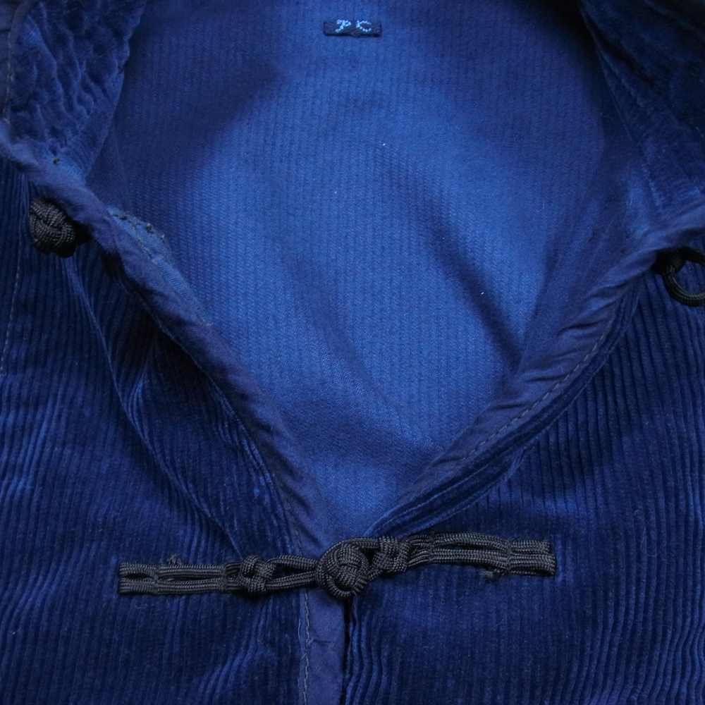 PORTER CLASSIC ポータークラシック 21AW CORDUROY CHINESE JACKET コーデュロイ チャイニーズ チャイナ ジャケット ネイビー系 M【中古】