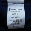 PORTER CLASSIC ポータークラシック 21AW CORDUROY CHINESE JACKET コーデュロイ チャイニーズ チャイナ ジャケット ネイビー系 M【中古】