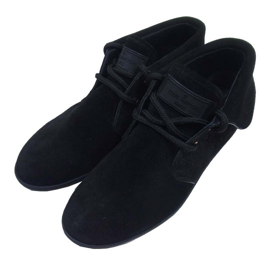 LOUIS VUITTON ルイ・ヴィトン モノグラム スエード ハイカット シューズ ブラック系 37【中古】