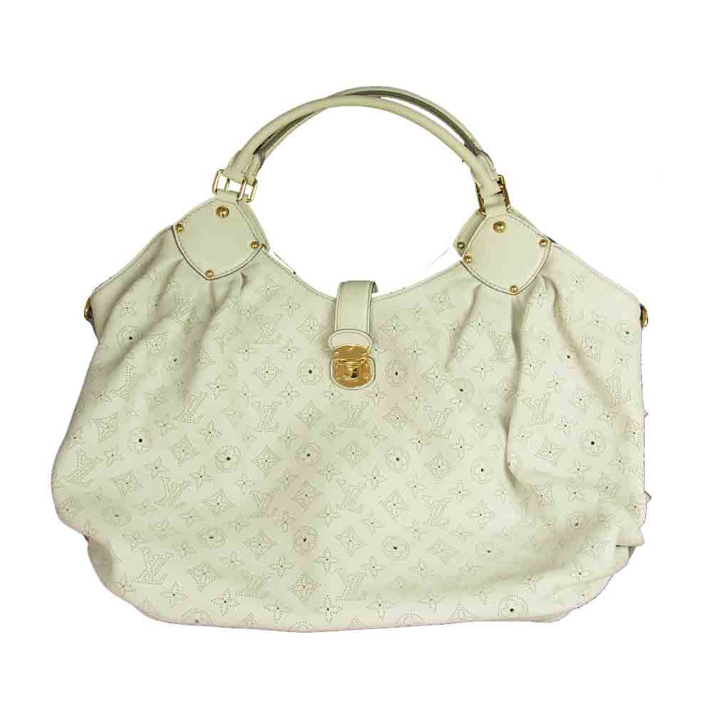 LOUIS VUITTON ルイ・ヴィトン M94280 マヒナ ネオ L ハンド バッグ ホワイト系【中古】