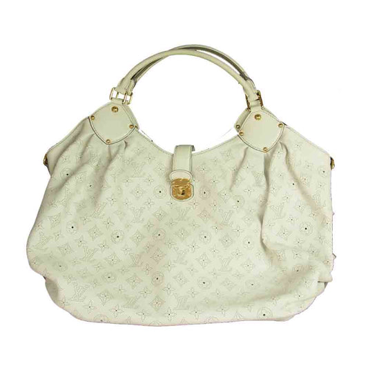 LOUIS VUITTON ルイ・ヴィトン M94280 マヒナ ネオ L ハンド バッグ ホワイト系【中古】