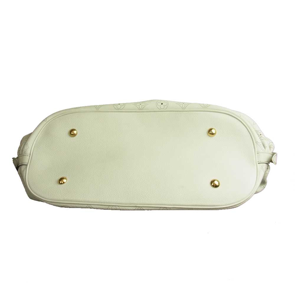 LOUIS VUITTON ルイ・ヴィトン M94280 マヒナ ネオ L ハンド バッグ ホワイト系【中古】