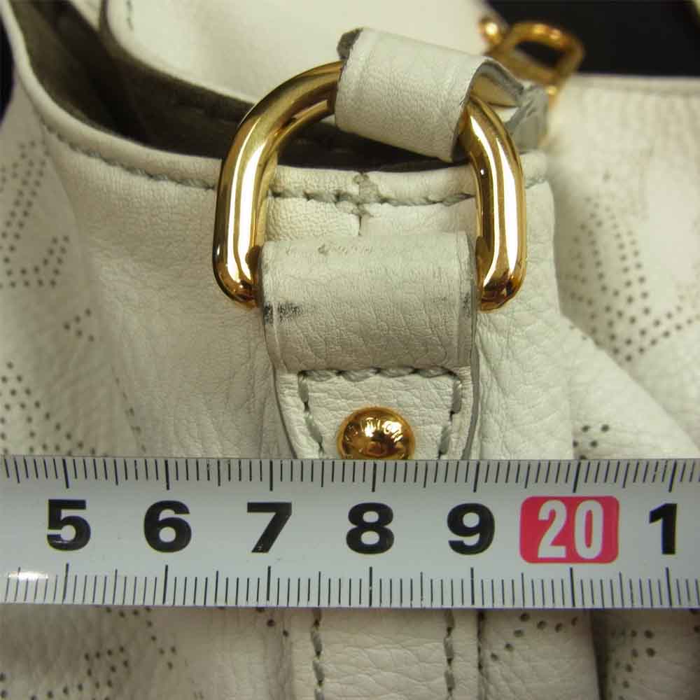 LOUIS VUITTON ルイ・ヴィトン M94280 マヒナ ネオ L ハンド バッグ ホワイト系【中古】