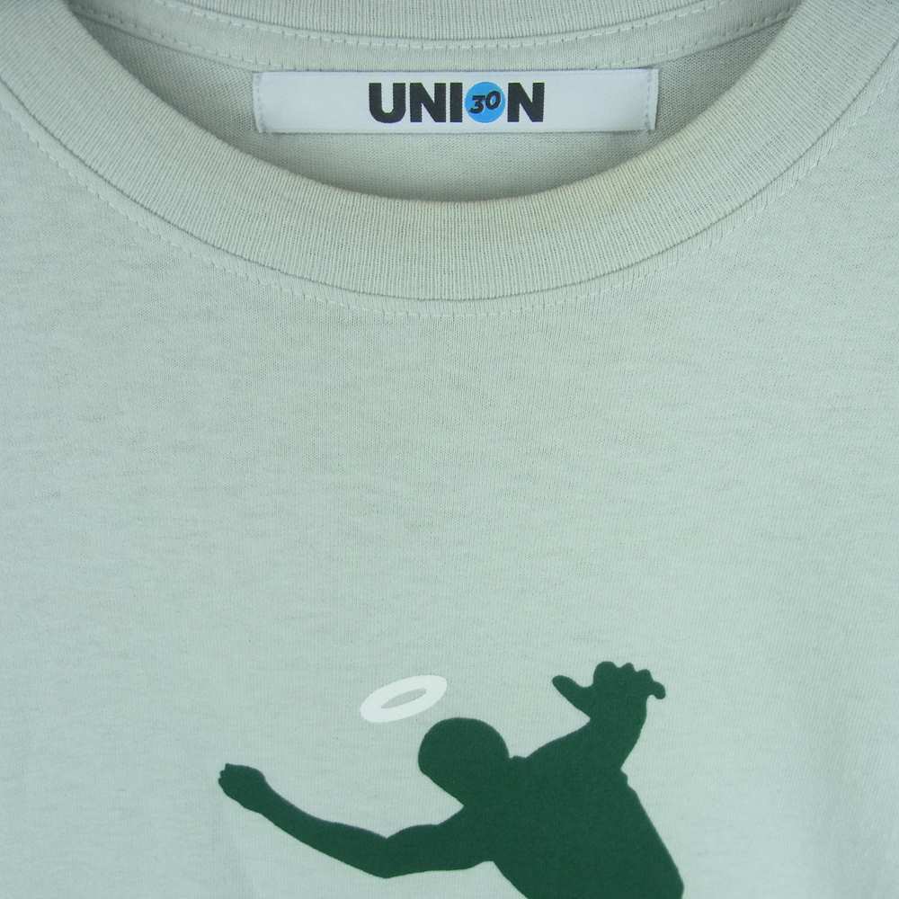 ユニオン 21SS SOUNDS CLASH S/S TEE サウンズ クラッシュ プリント 半袖 Tシャツ ライトグレー系【中古】