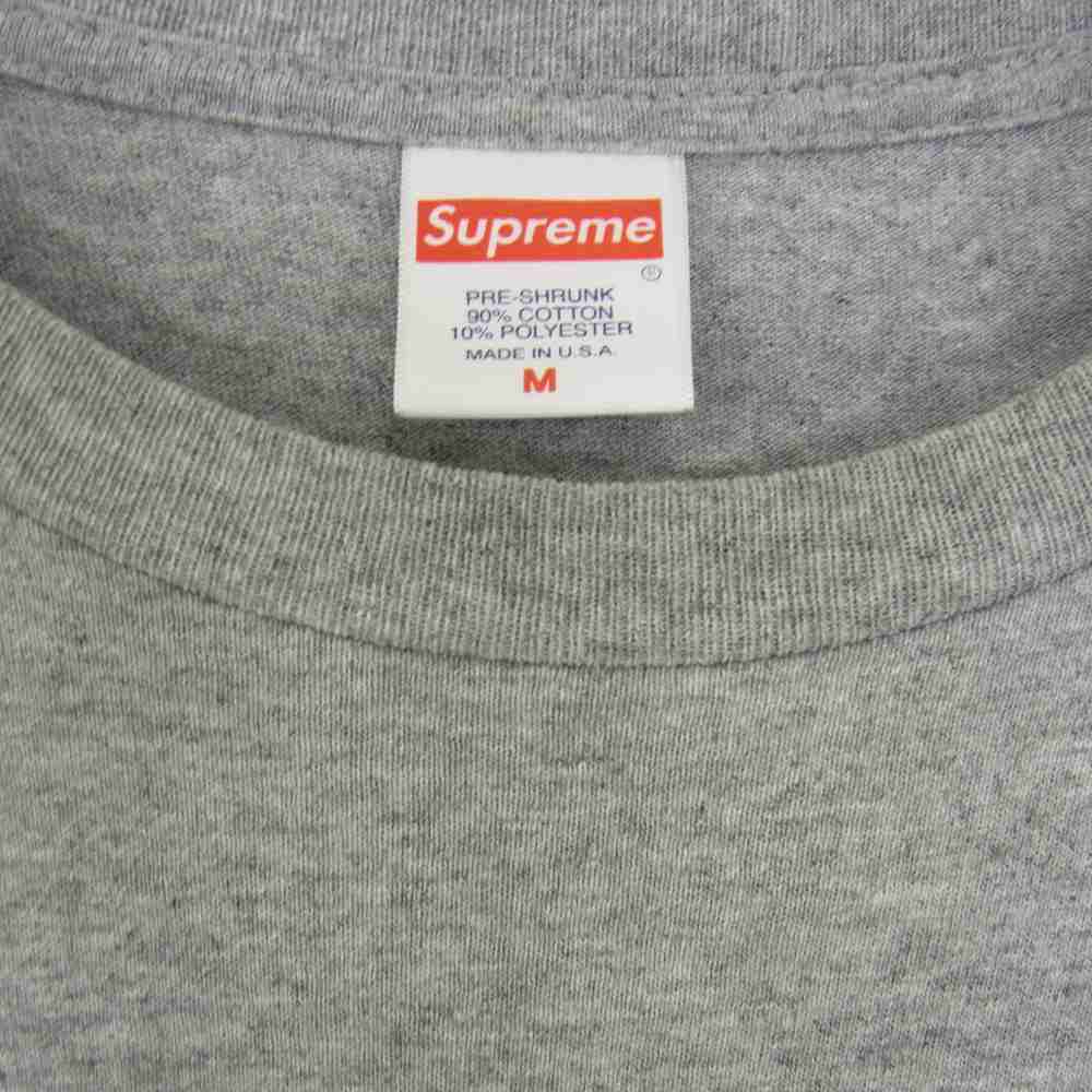 Supreme シュプリーム 17AW Heart Fuck Tee  ハート ファック 半袖 Tシャツ グレー系 M【中古】