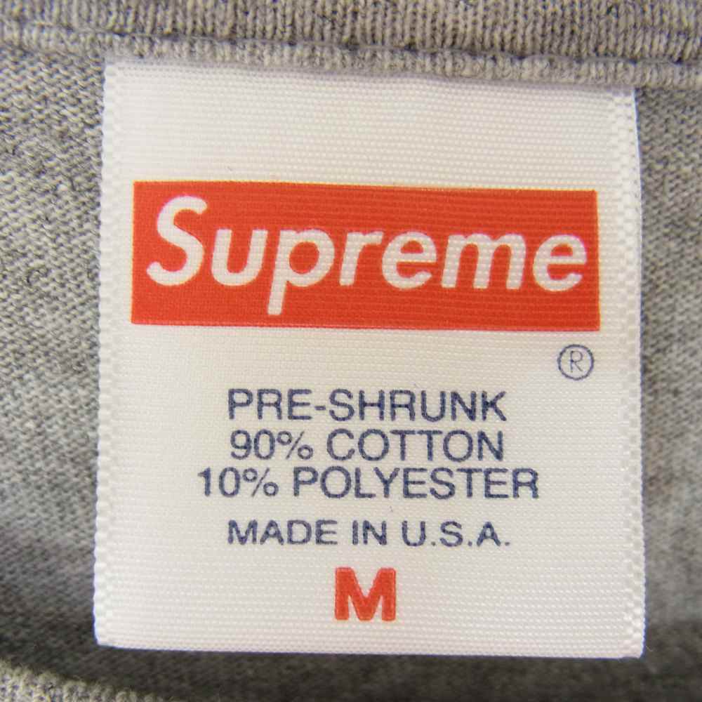 Supreme シュプリーム 17AW Heart Fuck Tee  ハート ファック 半袖 Tシャツ グレー系 M【中古】