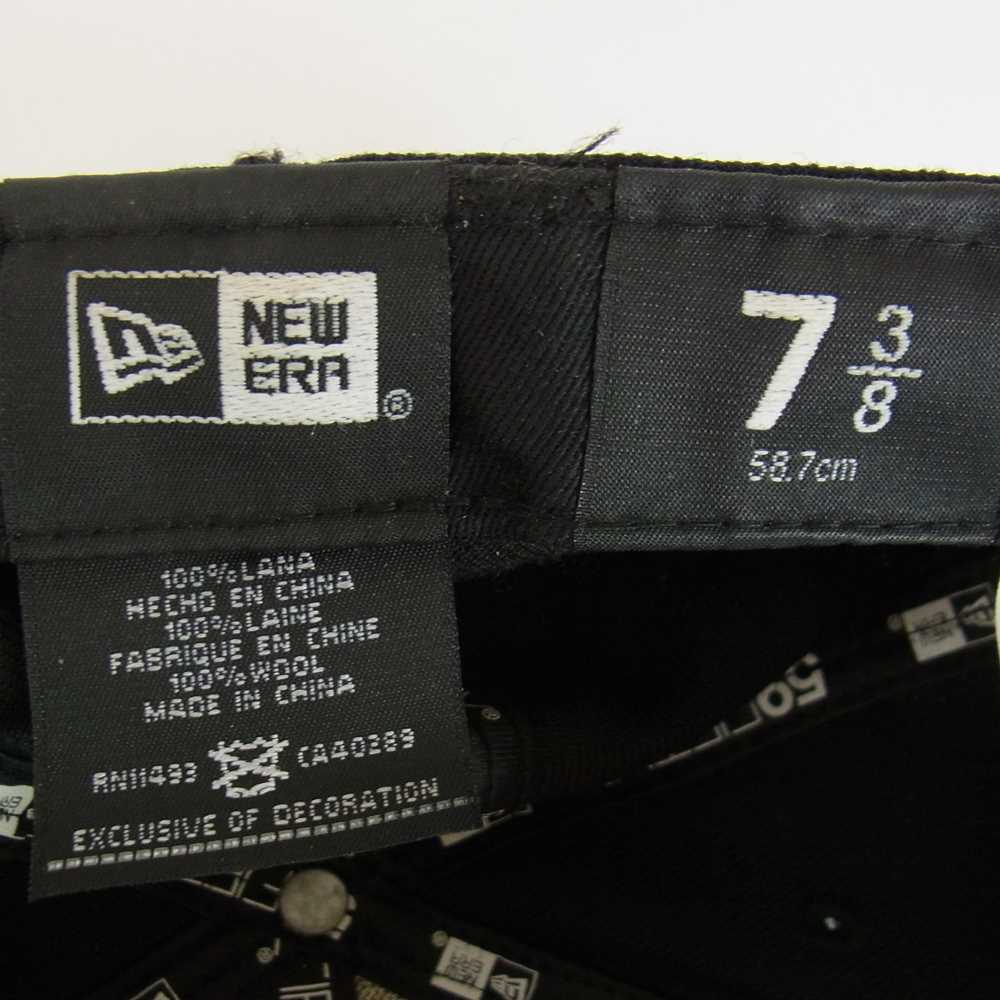 Supreme シュプリーム 17SS × NEW ERA Piping Box Logo ニューエラ パイピング ボックス ロゴ  ベースボール キャップ ブラック ブラック系 7 3/8【中古】