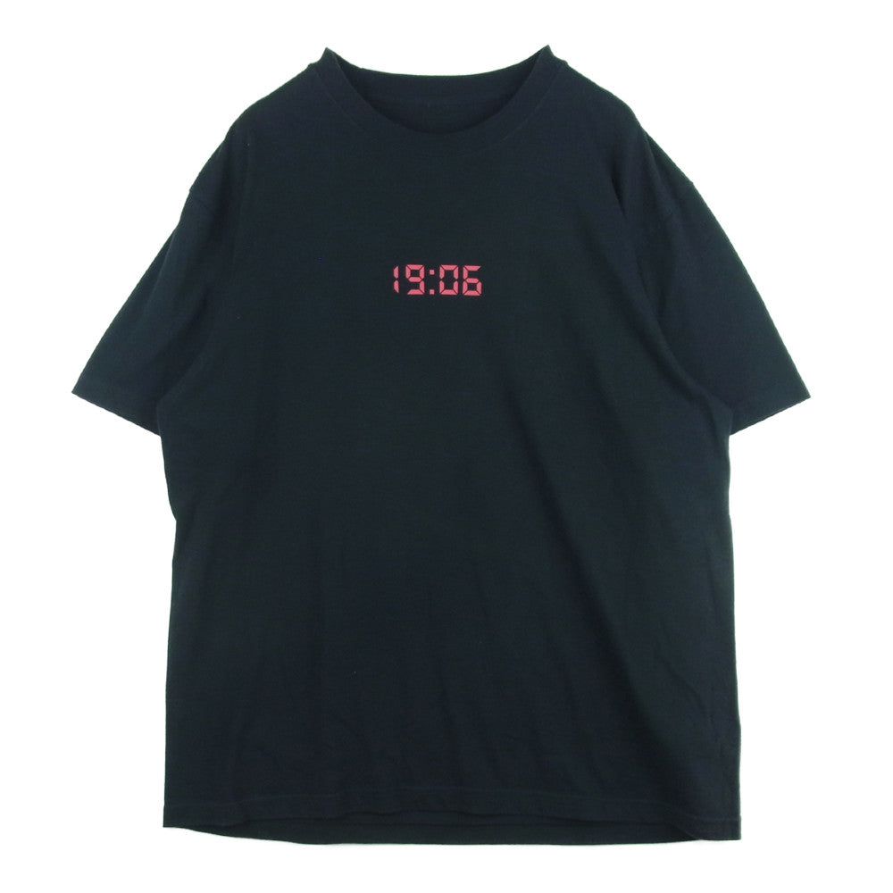 Sacai サカイ 17AW 17-01683M Fragment Design フラグメント デザイン 19:06 半袖 Tシャツ ブラック系  4【中古】