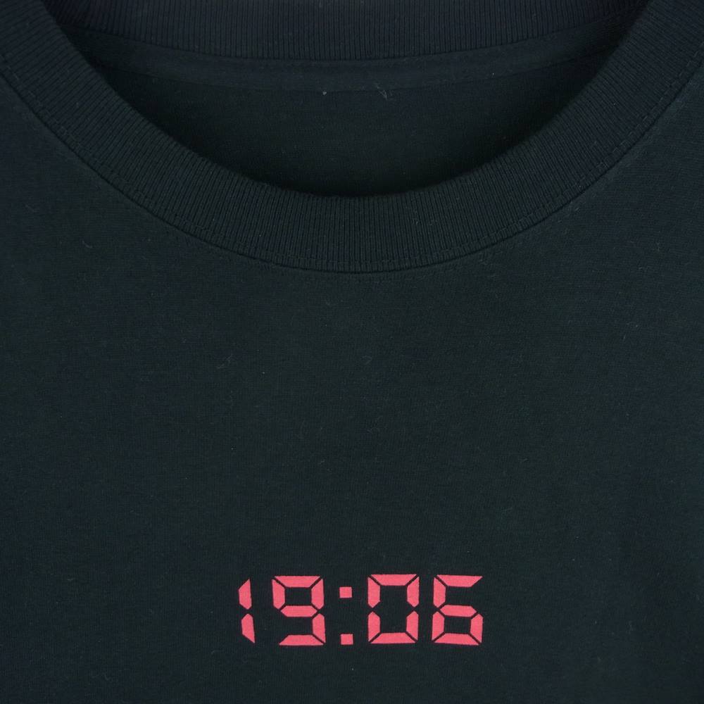 Sacai サカイ 17AW 17-01683M Fragment Design フラグメント デザイン 19:06 半袖 Tシャツ ブラック系 4【中古】